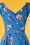 Emily and Fin - 50s Florence Sweet Summer Blooms Dress in Blue 3
