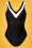 Tweka - 60s Jody Swimsuit in Black and White 2