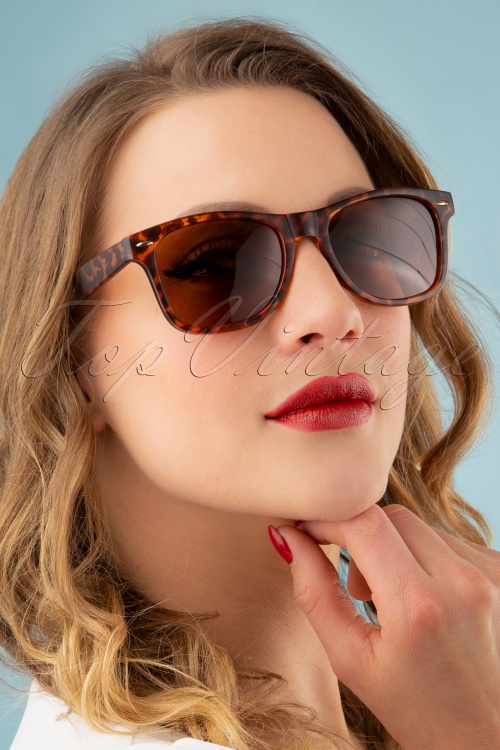 Banned Retro - Hema Sonnenbrille in Leopard