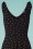 Topvintage Boutique Collection - Brooke Bow Swing-jurk in zwart en roze 3