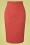 Dolly and Dotty - Falda Pencil Skirt Années 50 en Rouge Piment