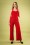 Vintage Chic for Topvintage - Audrina Jumpsuit in lippenstiftrood 2