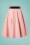 Collectif Clothing - 50s Kitty Cat Swing Skirt in Light Pink 4