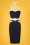 Collectif Clothing - 50s Georgie Nautical Halter Pencil Dress in Navy