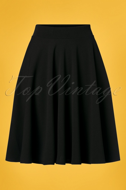 Vintage Chic for Topvintage - 50s Julie Swing Skirt in Black 2