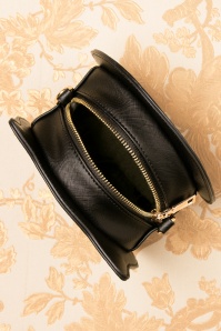Vixen - 50s Molly Cat Face Handbag in Black 4