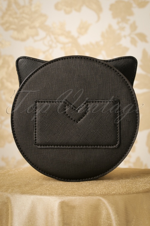 Vixen - Molly Cat Face handtas in zwart 5