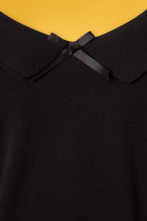 Collectif Clothing - Babette-Pullover in Schwarz 4