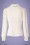 Collectif Clothing 27454 Luiza Plain Blouse in Ivory 20180813 008W