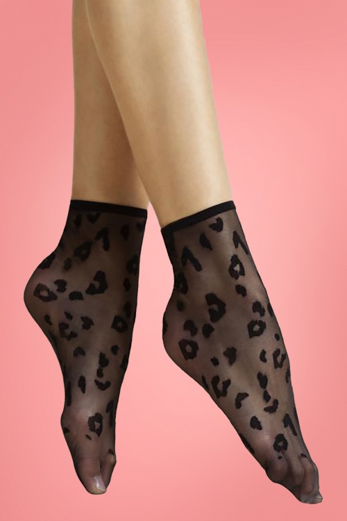 50s Fishnet Socks in Black