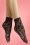 Calcetines negros con lunares de leopardo Doria de los años 50