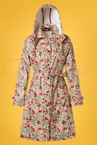 King Louie - 60s Debbie Scala Raincoat in Icon Red 3