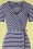 King Louie - Anja Breton Stripes Dress Années en Bleu Nuit 3