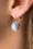 Urban Hippies - Dot Earrings Années 60 en Bleu Ciel 2