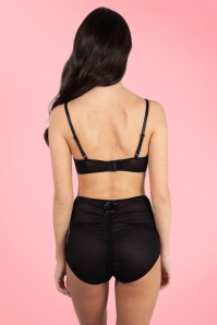 Vixen - Hot Spots High Waisted Panties in Black