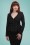 Collectif Clothing 27457 Alana Plain Suit Jacket in Black 20180816 01jpg