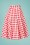 Collectif Clothing - Violetta Hearts Gingham Swing Skirt Années 50 en Rouge 3