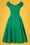 Collectif Clothing - Dolores Doll Swing Dress Années 50 en Vert Èmeraude 5