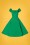 Collectif Clothing - Dolores pop-swingjurk in smaragdgroen 3