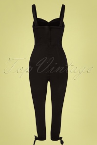 Collectif Clothing - 50s Anna Jumpsuit in Black 5