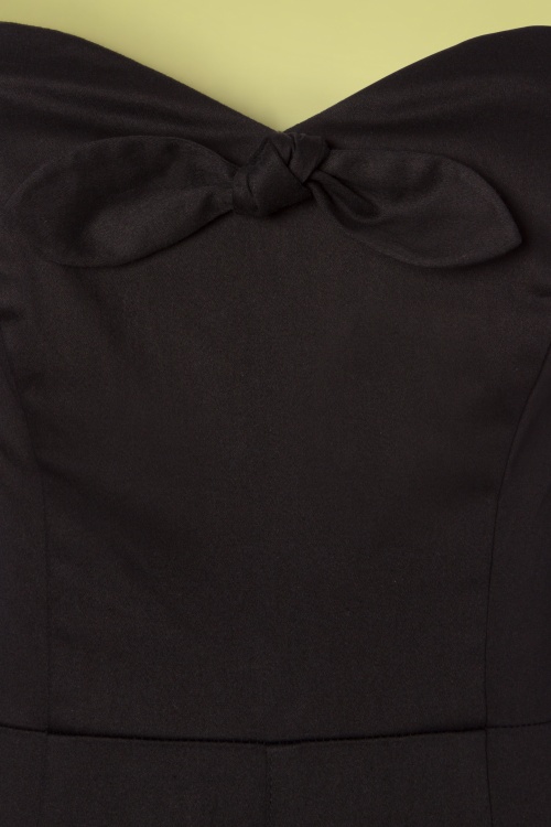 Collectif Clothing - Anna Jumpsuit Années 50 en Noir 7