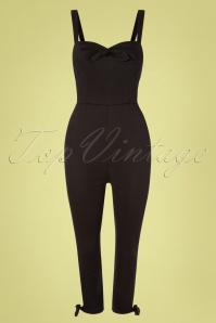 Collectif Clothing - 50s Anna Jumpsuit in Black 3