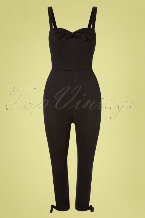 Collectif Clothing - Anna Overall in Schwarz 3