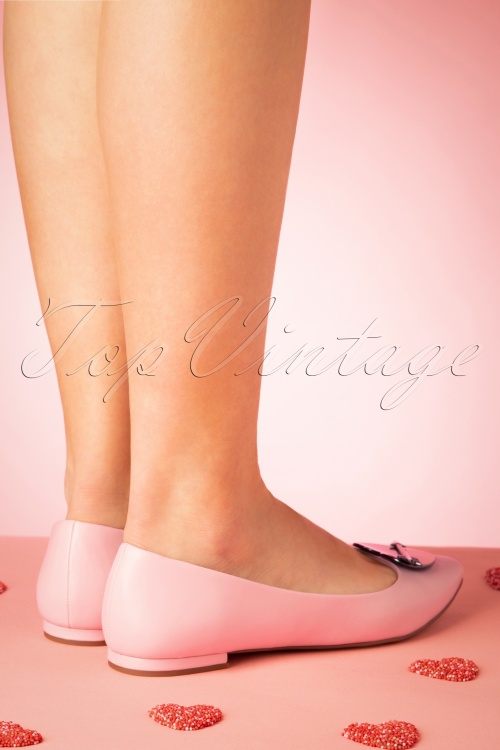 Katy Perry Shoes - The Cupid Flats Années 60 en Rose Clair 5