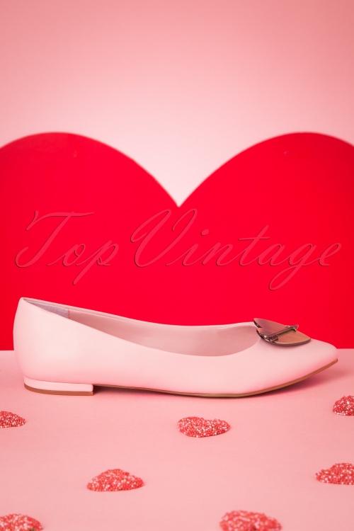 Katy Perry Shoes - The Cupid Flats Années 60 en Rose Clair 4