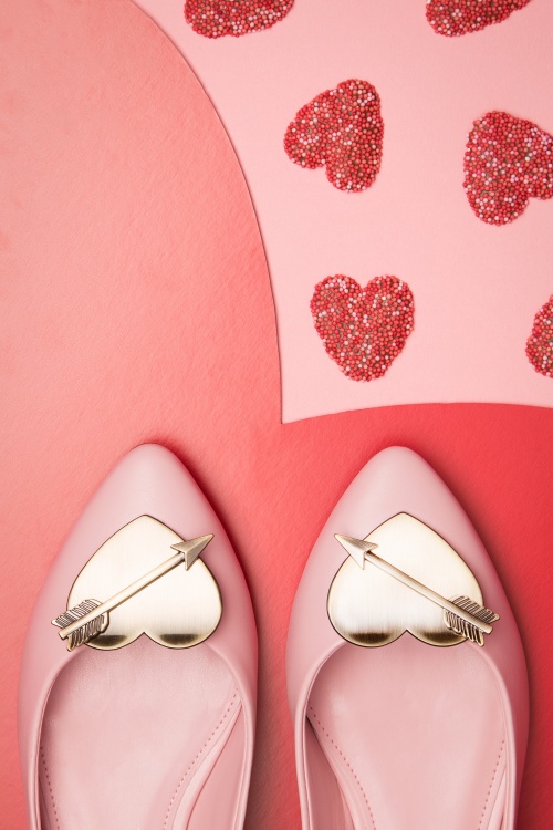 Katy Perry Shoes - The Cupid Flats Années 60 en Rose Clair