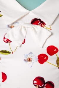 Hearts & Roses - Cherry On Top swingjurk in wit 5