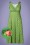 LaLamour - 70s Sweety Roses Dress in Green  2
