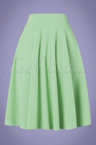 Vintage Chic for Topvintage - 50s Julie Swing Skirt in Meadow Green 2
