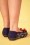 Ruby Shoo - Lizzie Polkadot Flats Années en Bleu Marine 6