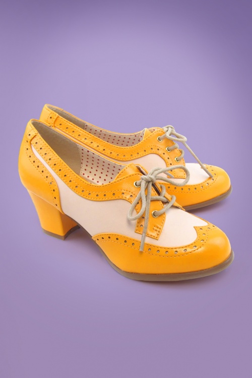 B.A.I.T. - 40s Remmy Oxford Shoes in Mustard