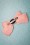 Vixen 27884 Bow Pink Rose 50s Sandy Hair Clip 20190311 021W