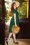 Vintage Diva  - De Joan Swing-jurk in Treetop Green 2