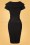 Vintage Diva 28864 Joan Pencil Dress in Black 20181116 007W