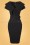 Vintage Diva 28864 Joan Pencil Dress in Black 20181116 002W1