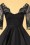 Vintage Diva  - The Leonora Swing Dress in Black 6
