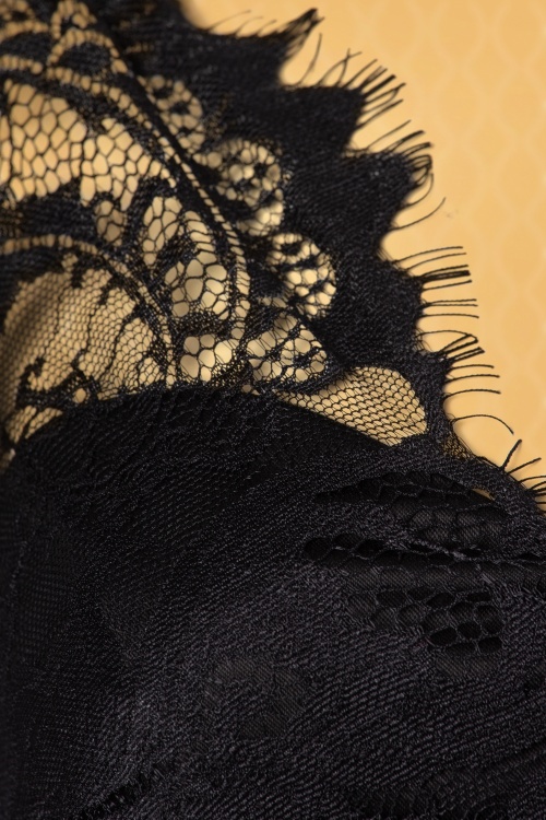 Vintage Diva  - Leonora Swing Dress en Noir 8