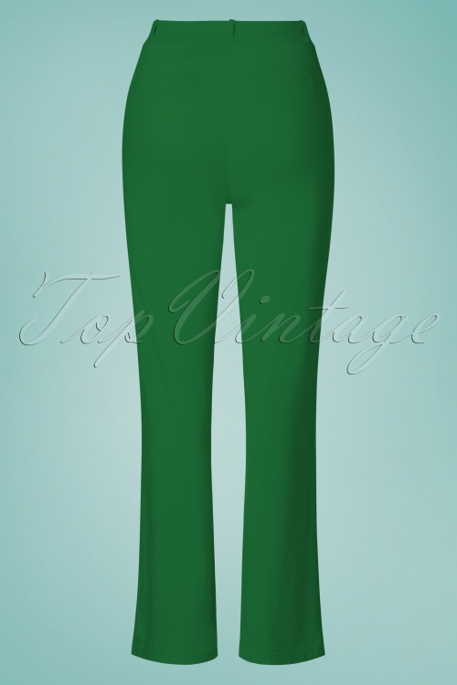 Tante Betsy - 60s Babs Baggy Trousers in Green 3