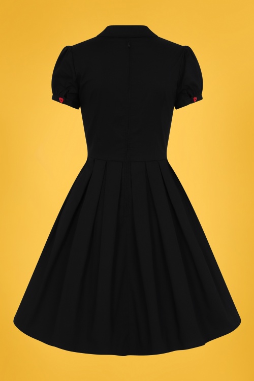 Bunny - 50s Jojo Dress in Black 6