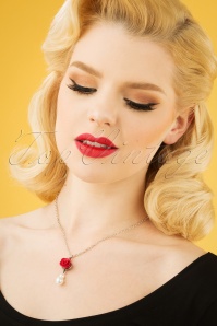 Sweet Cherry - Emma Rose parelketting in rood