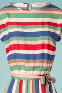 Sugarhill Brighton - 60s Connie Cabana Stripes Dress in Multi 4