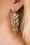 Lovely - 20s Meryl Stone Statement Tassel Earrings in Gold