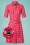 Tante Betsy - 60s Button Down Bee Dress in Pink 2