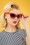 Vixen - Jennifer Retro-Sonnenbrille in Rot 2