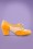 B.A.I.T. - Remmy Oxford Shoes Années 40 en Jaune Moutarde 3