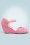 B.A.I.T. - Danita Wedge Sandals Années 60 en Rose 3